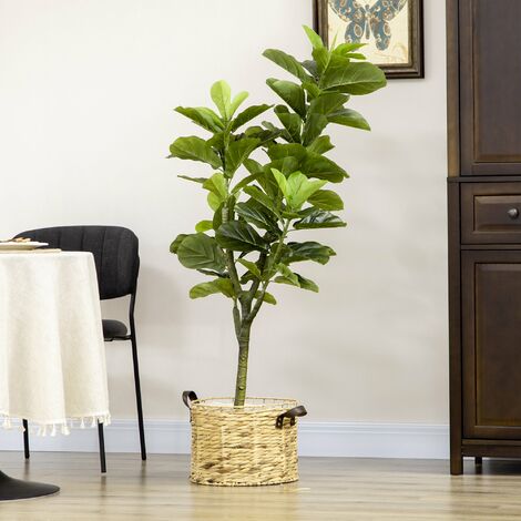 Albero Di Fico Artificiale 1,8 Metri Con Vaso - Pianta Finta Per Interni, Ufficio E Portico