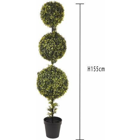 VEVOR VEVOR Albero Artificiale, 2 Alberi Alta 1524 mm Pianta Finta