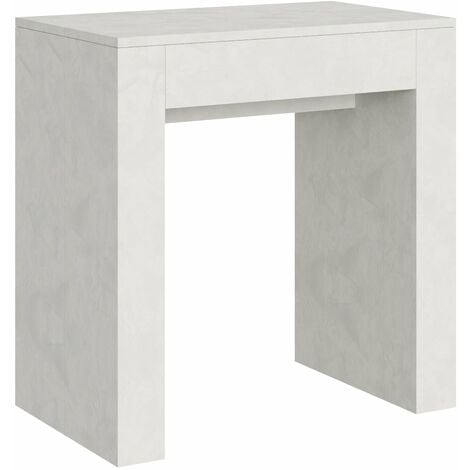 Consolle Allungabile 78-299x47x80 cm in Nobilitato Bianco