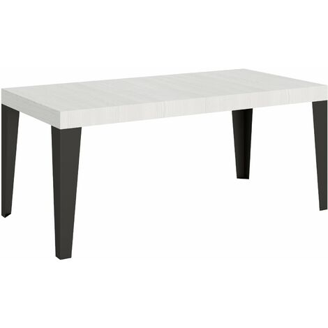 Tavolo Allungabile 180-284x90x77 cm Flame Bianco Frassino (1/4)
