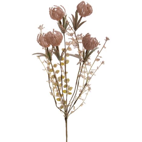 4 Rami Di Fiori Artificiali Di Ciliegio 105 Cm: Decorazione Primaverile E Pasquale In Seta - 3