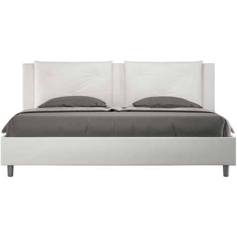 Letto Matrimoniale 160x200 cm Senza Rete Appia Bianco (1/4)