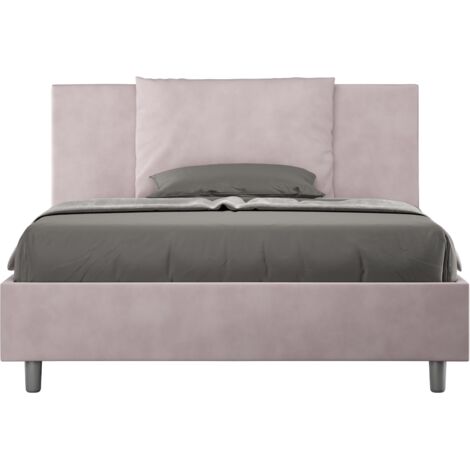 Letto Matrimoniale Francese 140x190 cm con Rete Antea Glicine (1/5)
