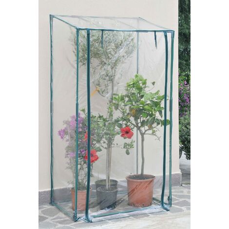Serra da Giardino in Acciaio con Telo Rama Buganvillea Verde