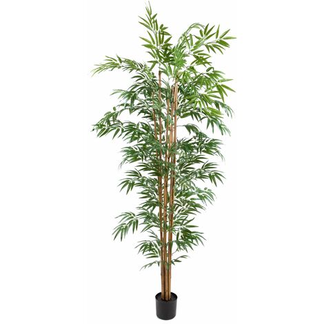 Pianta Artificiale Bambù 150 Cm - Decorazione Verde Per Interni Ed Esterni - Foto 2