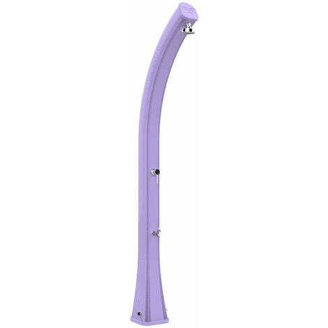 Doccia Solare da Giardino 35L Miscelatore e Lavapiedi Arkema Happy XL Viola