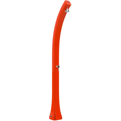 Doccia Solare da Giardino 28L Miscelatore Arkema Happy Five Arancio
