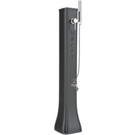 Mini doccia da giardino lavapiedi miscelatore e doccetta mobile arkema happy go grigio antracite
