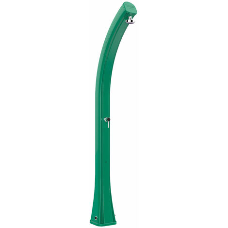 Doccia Solare da Giardino 44L Miscelatore Arkema Happy XL Verde scuro