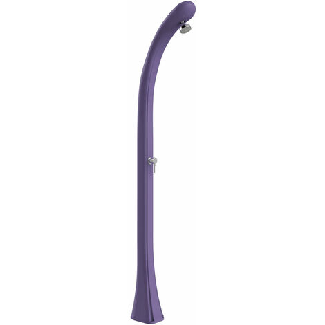 Doccia Solare da Esterno Giardino 20L Miscelatore Arkema Happy One Viola