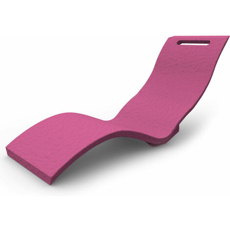Lettino Chaise Longue da Esterno Giardino Seduta a Terra Arkema Serendipity Fuxia