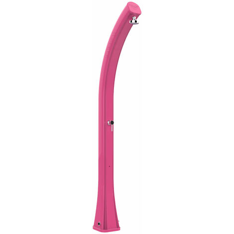 Doccia Solare da Giardino 35L Miscelatore Arkema Happy XL Fuxia