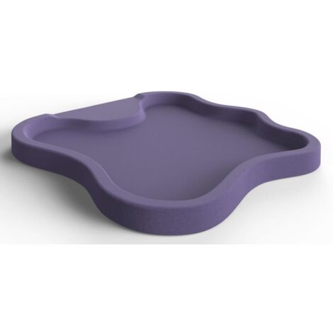 Piatto Doccia da Esterno Giardino in Polietilene HD Arkema Lake Viola