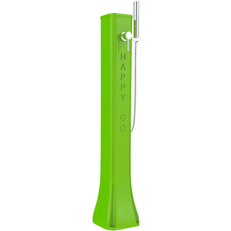 Doccia Solare da Giardino 23L Miscelatore e Doccetta Mobile Arkema Happy Go Verde