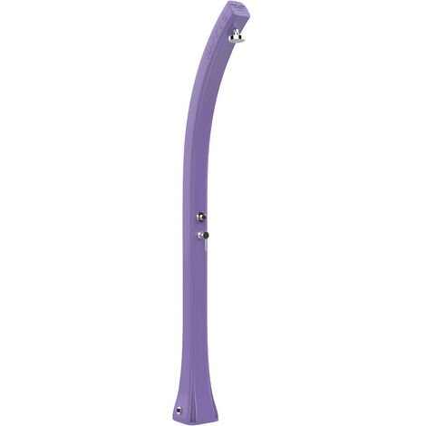 Doccia Solare da Giardino 28L Miscelatore Temporizzato Arkema Happy Beach Viola