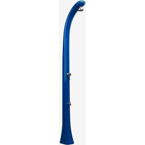 Doccia Solare da Esterno Giardino 20L Miscelatore e Lavapiedi Arkema Happy One Blu