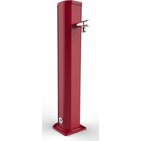 Fontana Lavapiedi da Giardino con Rubinetto Temporizzato Arkema Jolly Cherry