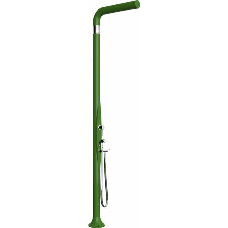 Doccia da Esterno Giardino Miscelatore e Doccetta Mobile Arkema Funny Yang Verde Chiaro