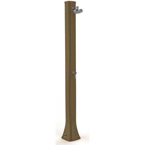 Doccia Solare da Giardino 40L Miscelatore Arkema Big Happy Five Dove Grey