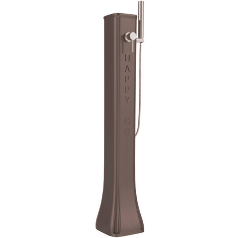 Doccia Solare da Giardino 23L Miscelatore e Doccetta Mobile Arkema Happy Go Dove grey