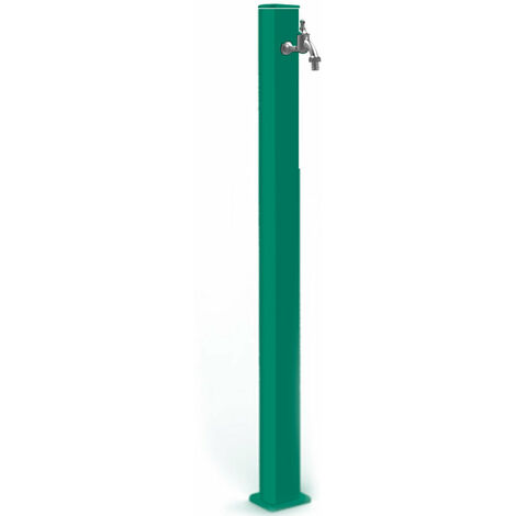 Fontana da Esterno con Rubinetto Portagomma Arkema Quick Ottanio Lucido Metallizzato (1/2)