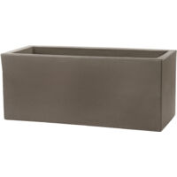 Vaso 115x50x50cm in Resina Tulli Schio Cassa Essential 120 Cappuccino
