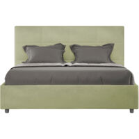 Letto Matrimoniale 160x210 cm con Rete Mika Tè verde