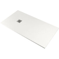 Piatto Doccia in Pietra 80x130 cm Pedrinelli Ardesia Stone Side Bianco