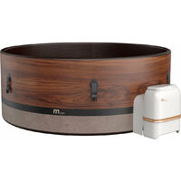 Vasca Idromassaggio da Esterno Spa Riscaldata 173x173x65 cm 6 Posti Wi-Fi Duet Diva Smart