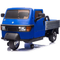 Macchina Elettrica per Bambini Licenza Piaggio Apecar 12V Blu