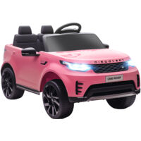 Macchina Elettrica per Bambini Licenza Ufficiale Land Rover Discovery 12V con Telecomando Rosa