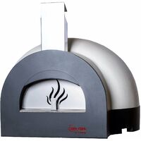 Forno a Legna da Esterno Cottura Diretta in Refrattario Zio Ciro Subito Cotto 60 Bianco