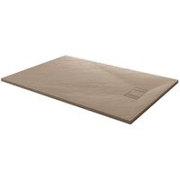 Piatto Doccia 70x140 cm in Acrilico Fosterberg Azalea Tortora