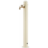 Fontana da Giardino Alta con Rubinetto Belfer 42/ARM Avorio