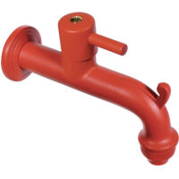 Rubinetto Colorato per Fontana da Giardino in Ottone Belfer RUB/023 Rosso