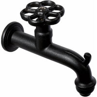Rubinetto da giardino in stile nostalgico, in ottone anticato, per casa
