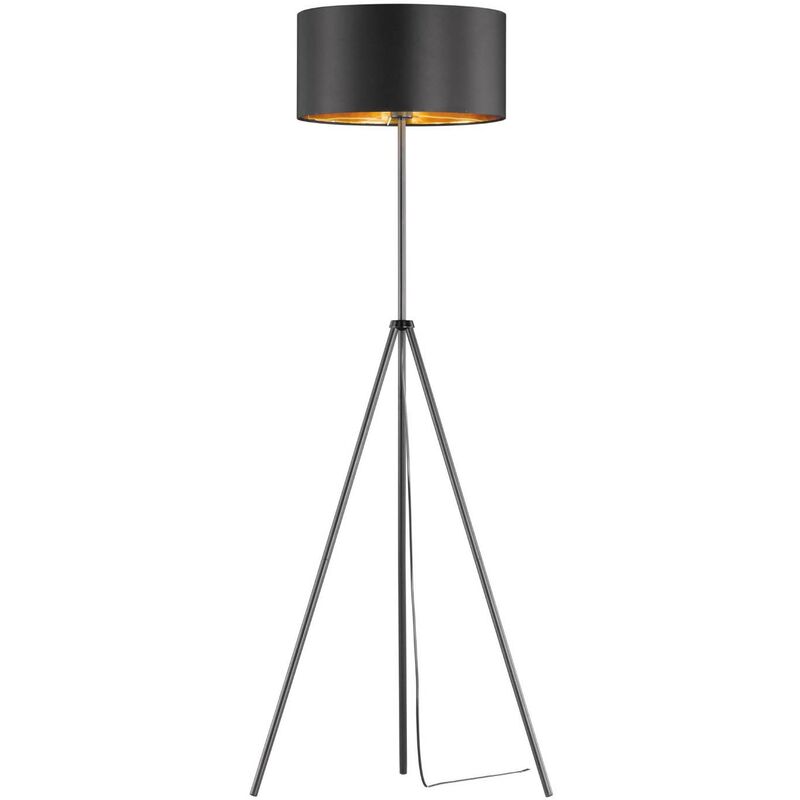 Grand Lampadaire Avec Abat-jour - Style Industriel - LED Blanc Chaud - Neuf
