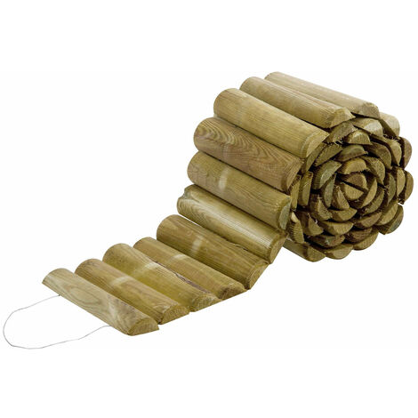 Roll - Bordure 200x40 cm en bois de pin imprégné (1/2)