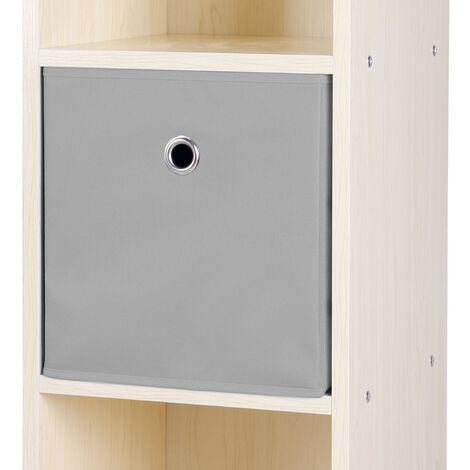 Coleshome Meuble TV, Meuble Tele Avec Trois Compartiments Ouverts Et Un Grand Tiroir En Tissu Adapt Au Salon Salle De Jeux Peut Accueillir Des T L Viseurs Jusqu 120cm De Long Noir