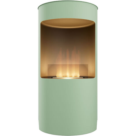 Cheminée De Sol Design Giulio Cesare – 40 X 80 Cm – Acier Inoxydable Blanc – Made In Italy – Pour Salon, Loft - 14