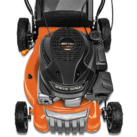 Tondeuse à gazon autotractée 145cc 3KW OHV 4 Temps : paillage largeur de coupe 400mm.