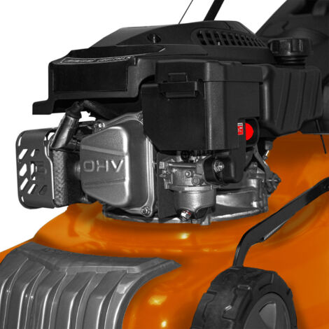 Tondeuse à gazon autotractée 145cc 3KW OHV 4 Temps : paillage largeur de coupe 400mm.