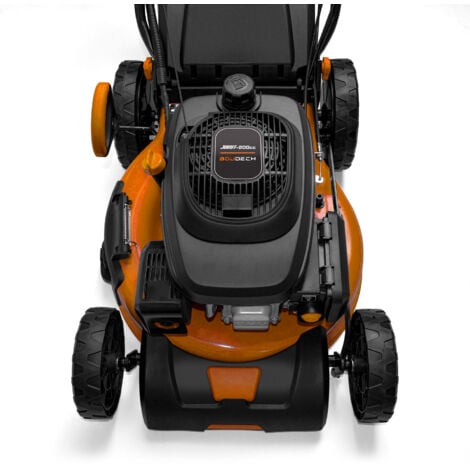 Tondeuse autopropulsée 225cc 5,2hp OHV 4 temps avec e-start mulching 4in1 largeur de coupe 510mm