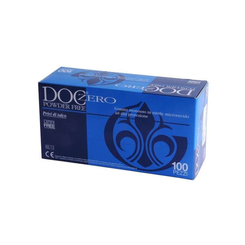 Guanti Nitrile Doc Zero Powder Free Pz 100 Xl