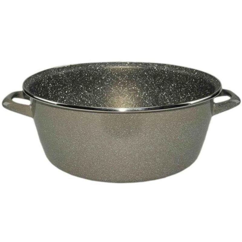 Pentola alta antiaderente Linea Roccia cm.20 – 2 manici – Passione Casa