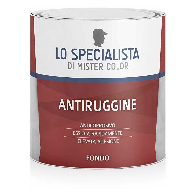 Vernice da esterno antiruggine per ferro LUXENS grigio, martellato, 0.5 L