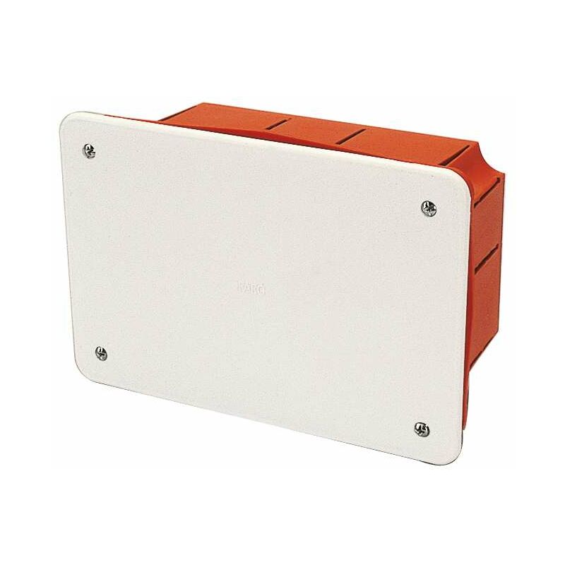 Scatola di derivazione da incasso con placca 153 x 98 x 70 mm