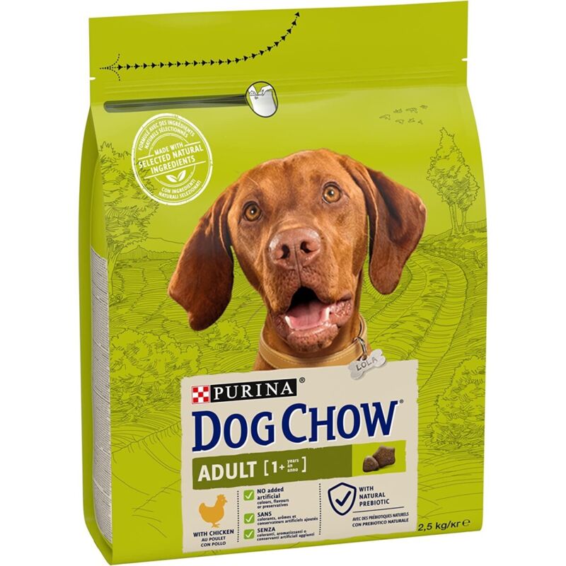 Purina Tonus Dog Chow Adult Al Pollo – Hundenassfutter 2,5 Kg Mit Hühnchen Für Erwachsene Hunde
