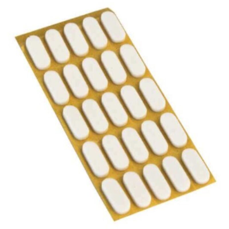 30 Ventose Per Tavoli In Vetro: Gomma Trasparente Antiscivolo, Diametro 20,3 Mm, Per Piastrelle, Specchi E Superfici Lisce, Riposizionabili - 5