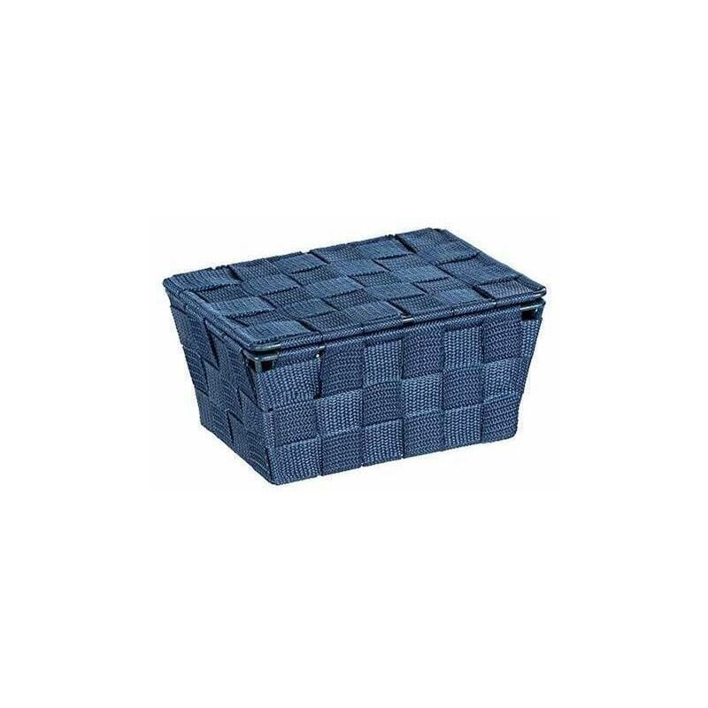 Cestino da bagno Adria S Blu scuro 30 x 20 cm